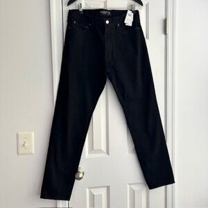 NWT! Abercrombie & Fitch Men’s Black Vintage Stretch 90’s Slim Jeans (33x32)